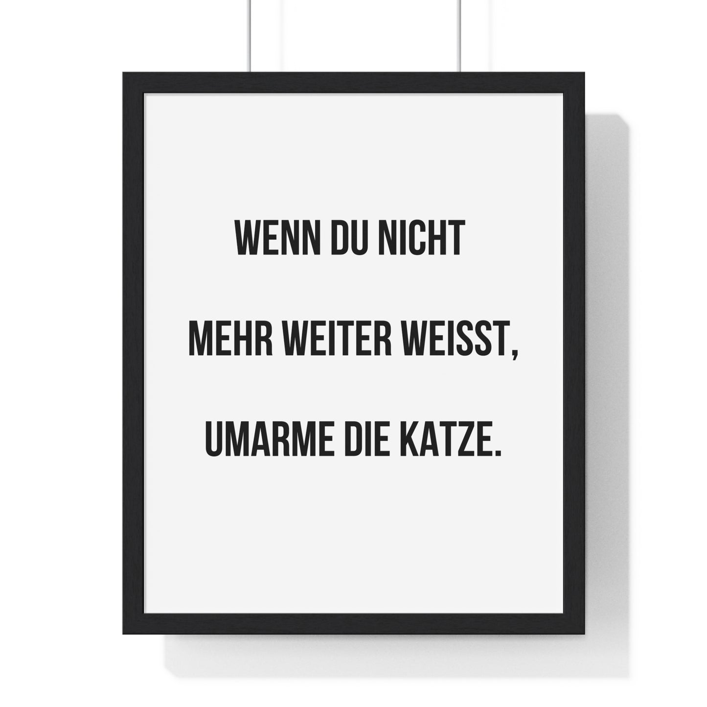 Vertical Framed Poster