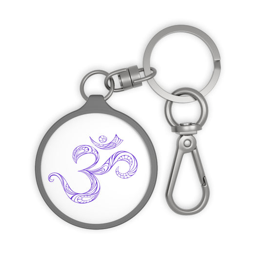 OM ZEICHEN OHM SYMBOL AUM - SPRUCH • Edler Luxus Schlüsselanhänger mit Karabiner für Frauen & Männer