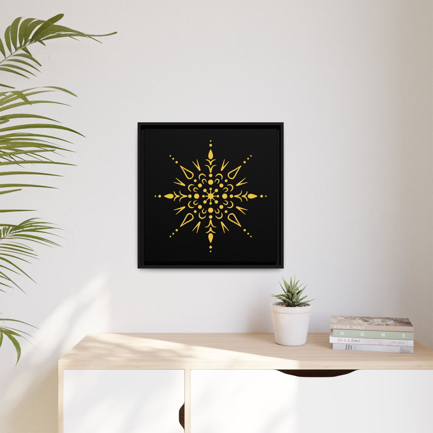 Matte Canvas, Framed (Multi-color)