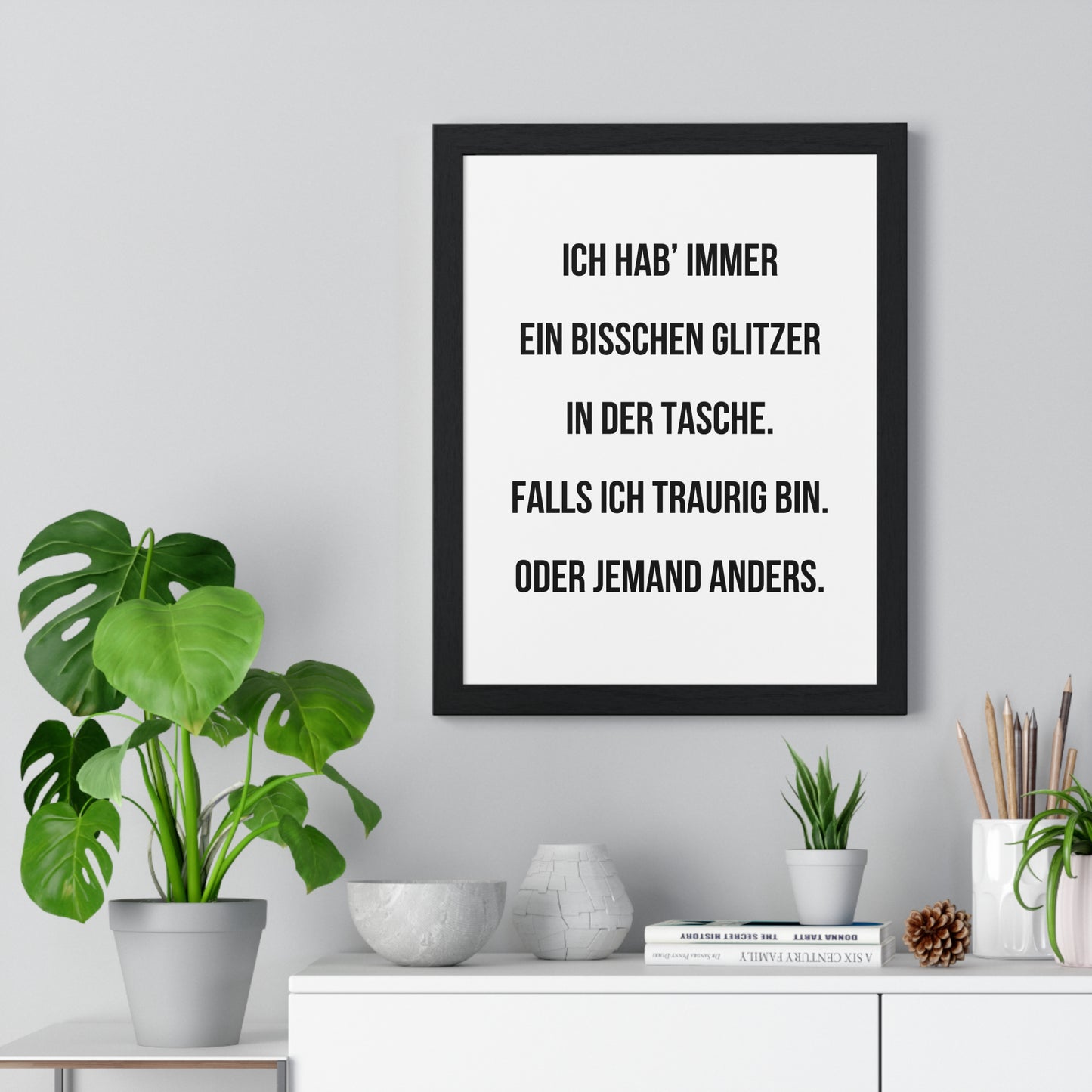 Vertical Framed Poster