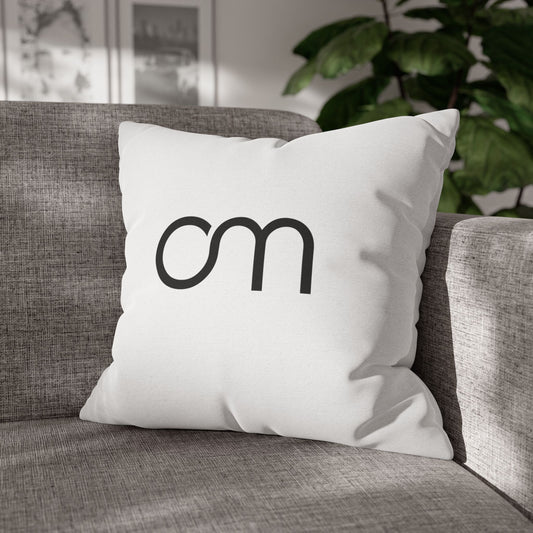 OM OHM YOGA MEDITATION • Deko Kissenbezug mit Reißverschluss Quadratisch Bunt