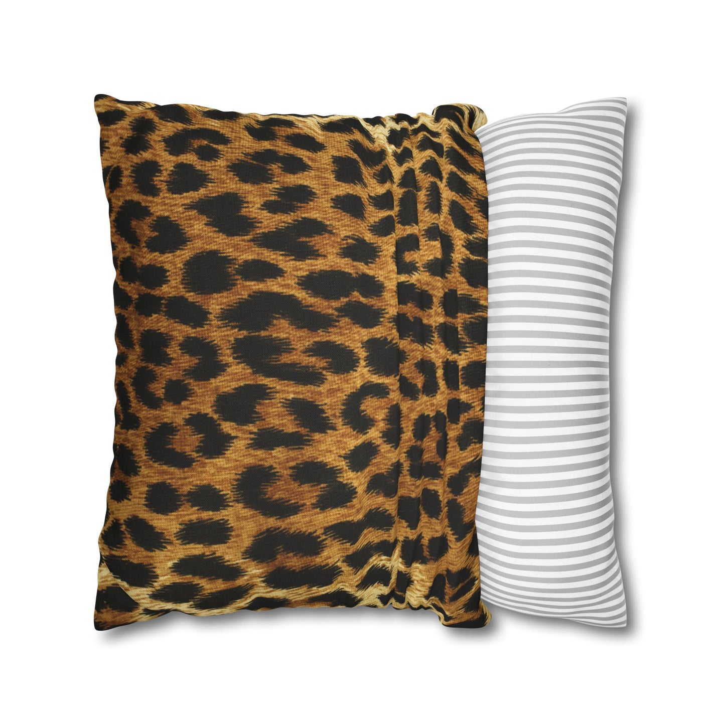 LEOPARDEN ANIMAL PRINT LEO LÖWE • Deko Kissenbezug mit Reißverschluss Quadratisch Bunt