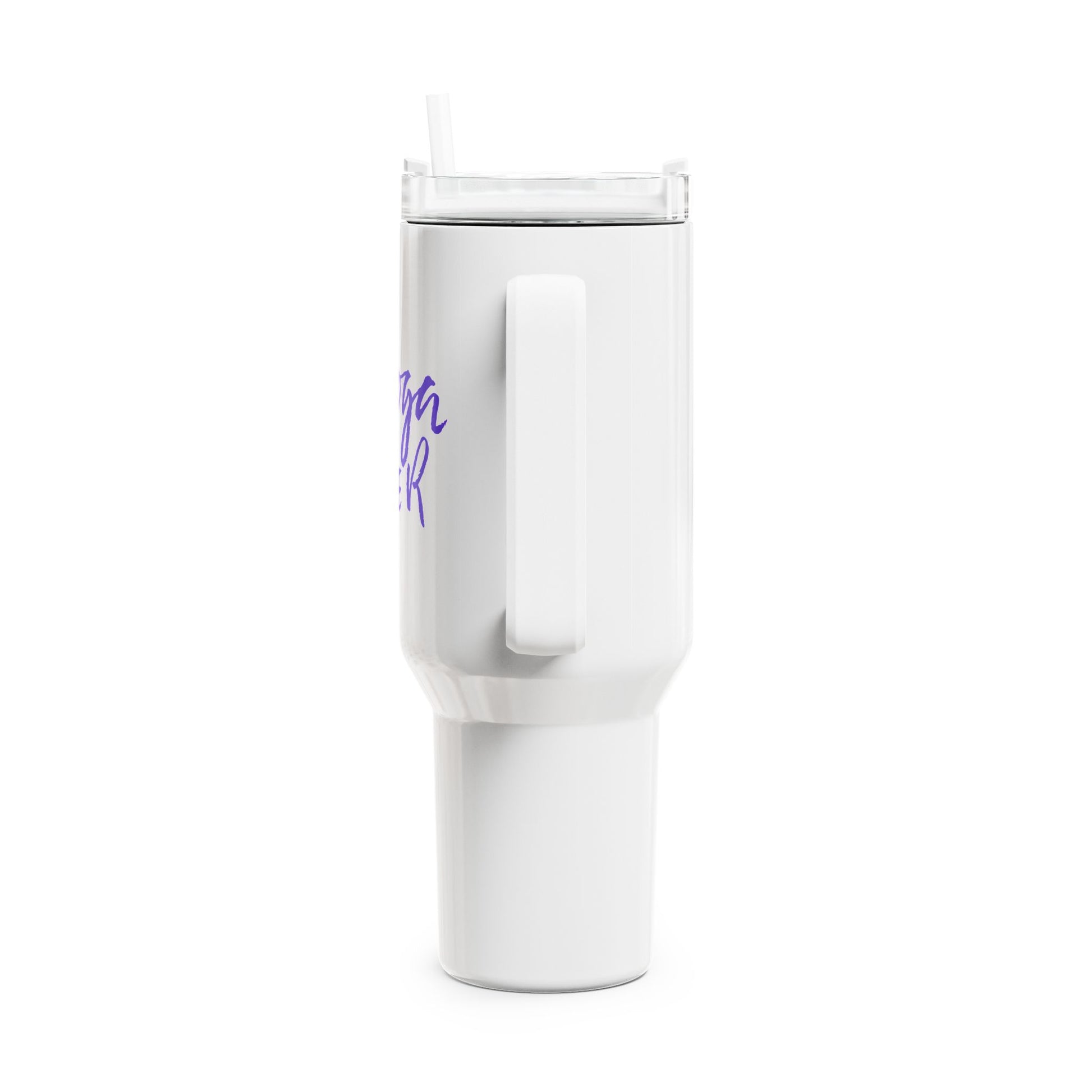 YOGA LOVER • Tumbler mit Henkel & Strohhalm • XXL Reisebecher 1,2L - YOGA SANTA
