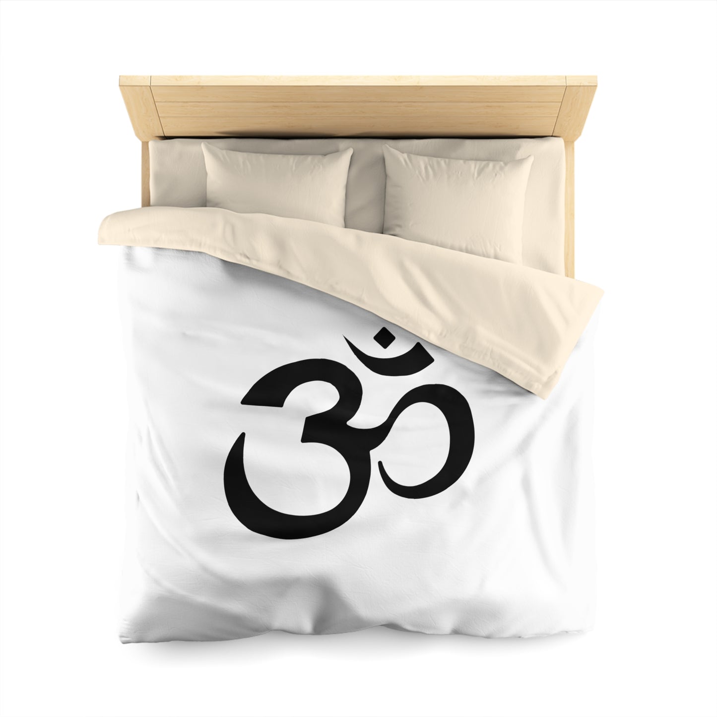 OM ZEICHEN AUM OHM • Luxus Fleece Kuschelweich Bettwäsche 200x200 cm &  220x240 cm