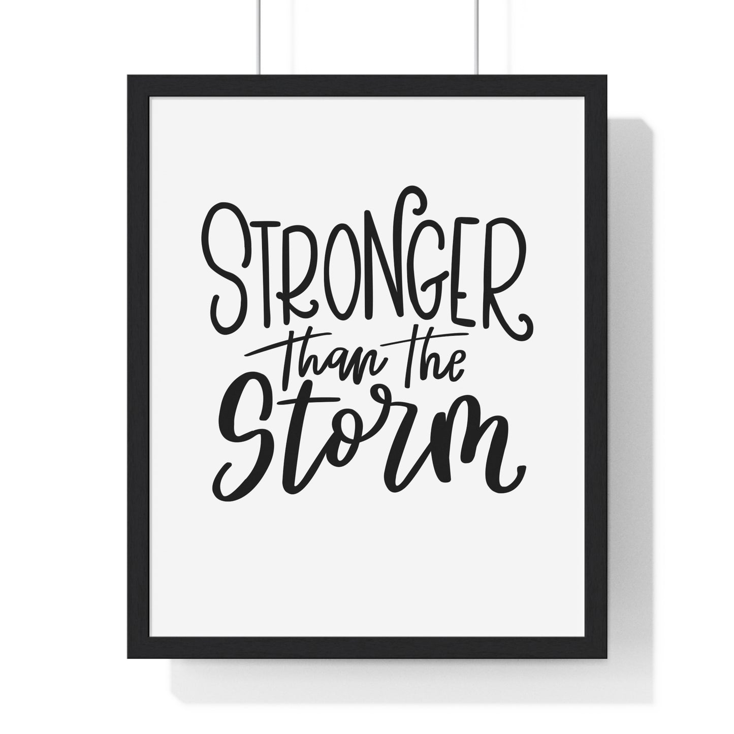 Vertical Framed Poster