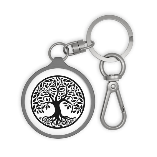BAUM DES LEBENS • Edler Luxus Schlüsselanhänger mit Karabiner für Frauen & Männer