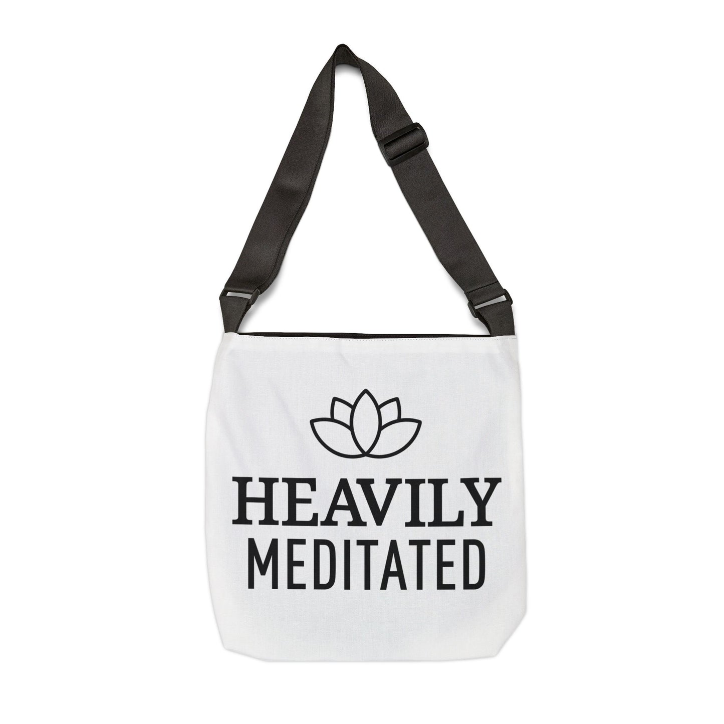 HEAVILY MEDITATED • Tasche mit verstellbarem Träger • Innentasche mit Reißverschluss