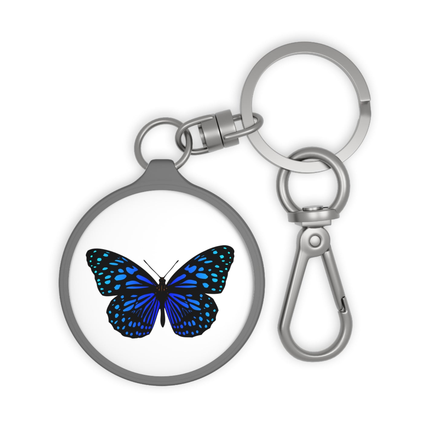 SCHMETTERLINGS ANHÄNGER • Edler Luxus Schlüsselanhänger mit Karabiner für Frauen & Männer