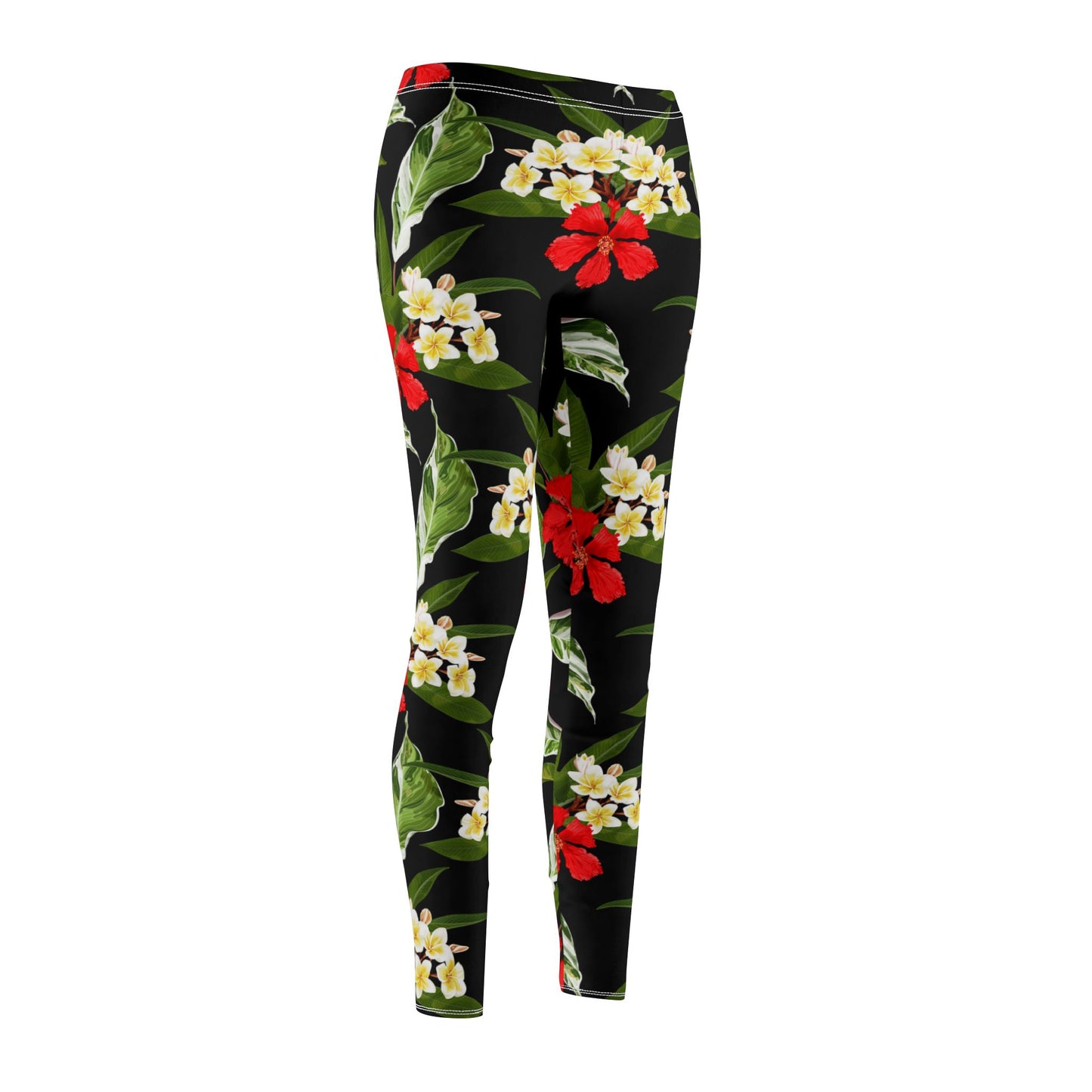 HAWAII BLUMENMUSTER EXOTISCHE DSCHUNGELBLUMEN BLUMENMUSTER • ÄSTHETISCHE Blumenprint Damen-Leggings • Beste Leggings für Sport & Alltag