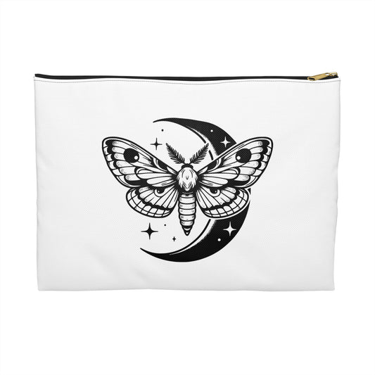 STERNE MOND MOTTE FALTER - Spirituelles Symbol für Transformation • Handtaschen Organizer Flach mit Reißverschluss • Groß & Klein