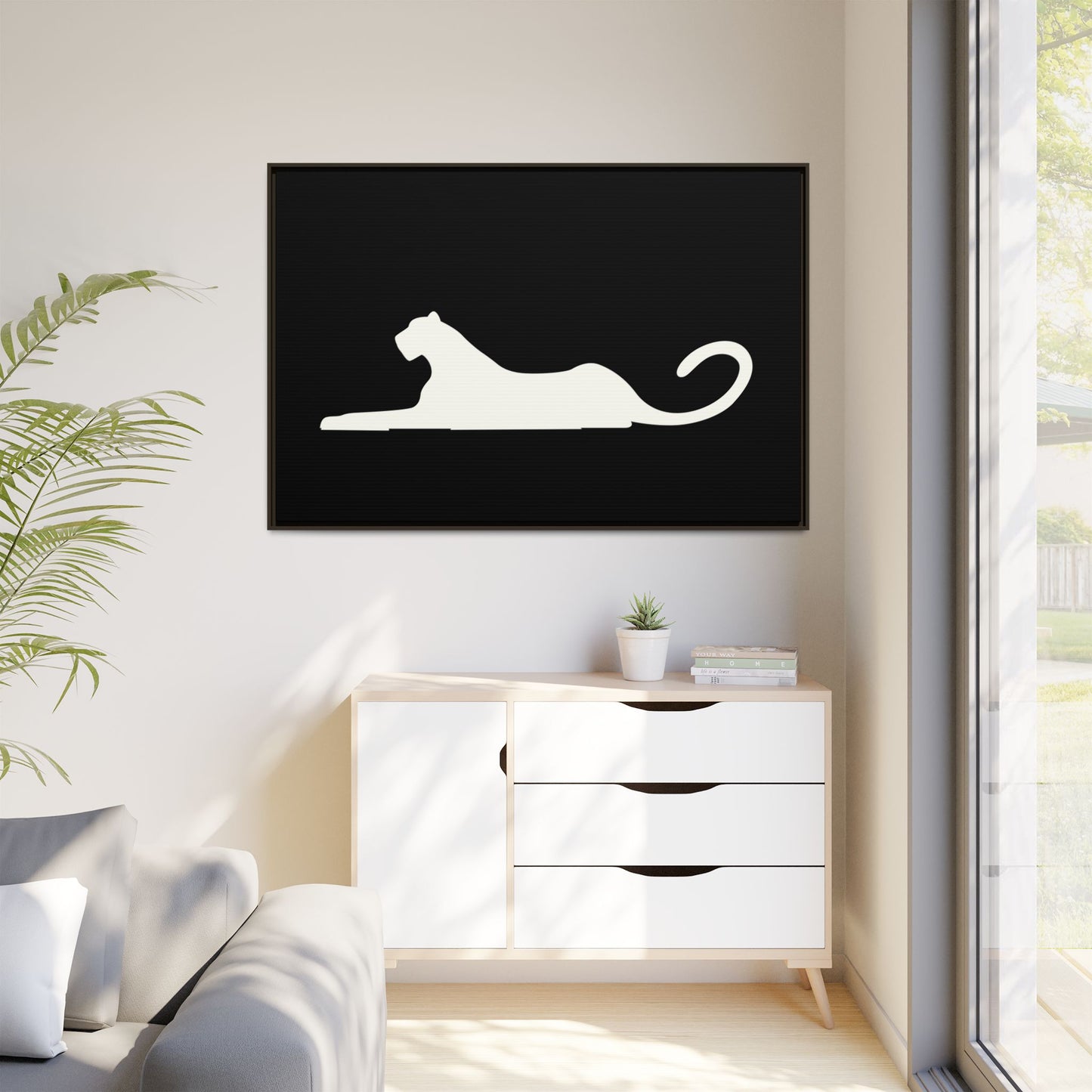 Matte Canvas, Framed (Multi-color)