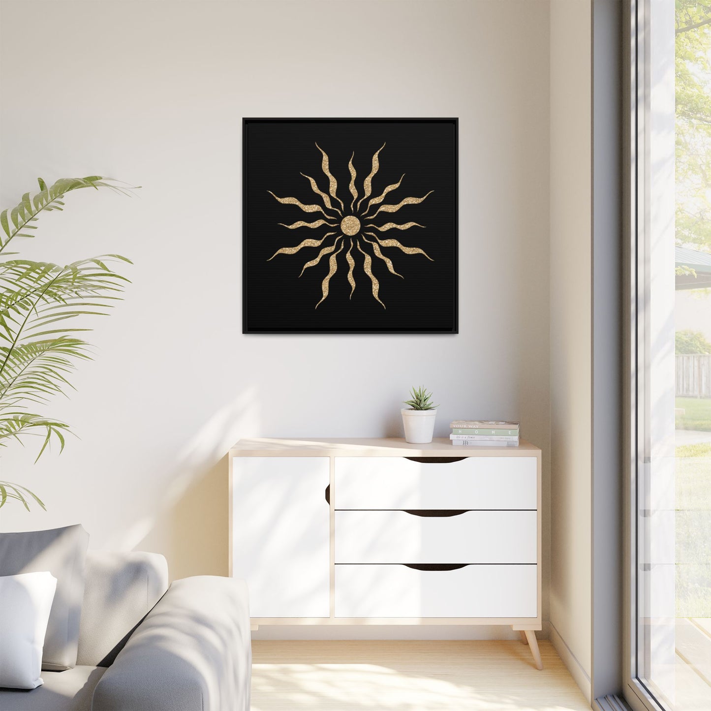 Matte Canvas, Framed (Multi-color)