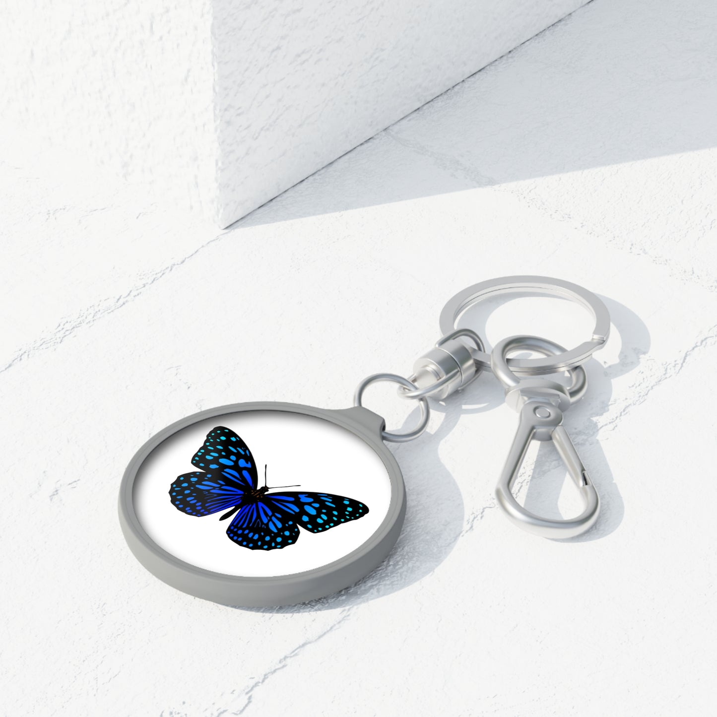 SCHMETTERLINGS ANHÄNGER • Edler Luxus Schlüsselanhänger mit Karabiner für Frauen & Männer