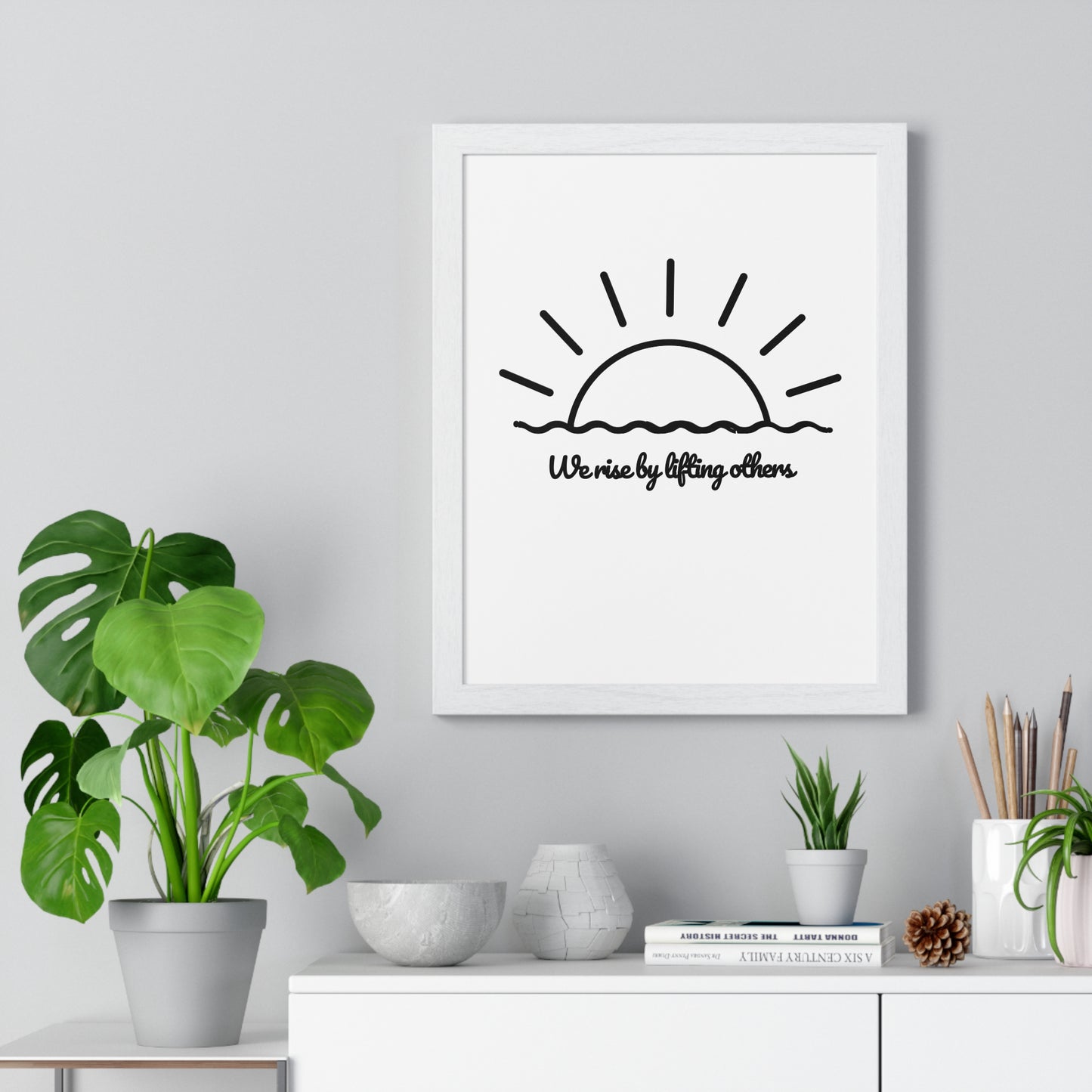 Vertical Framed Poster