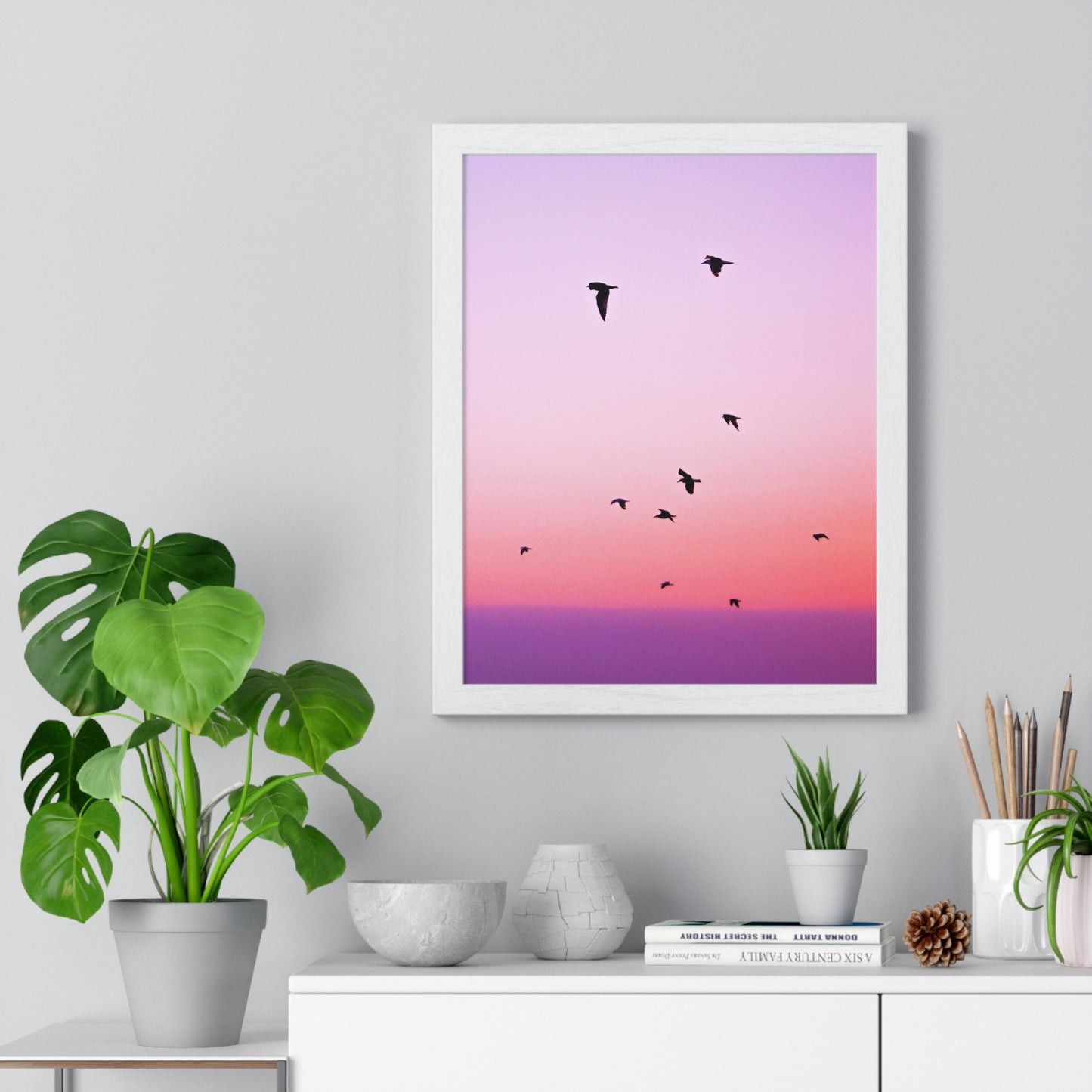 Vertical Framed Poster • Urlaubsmotiv