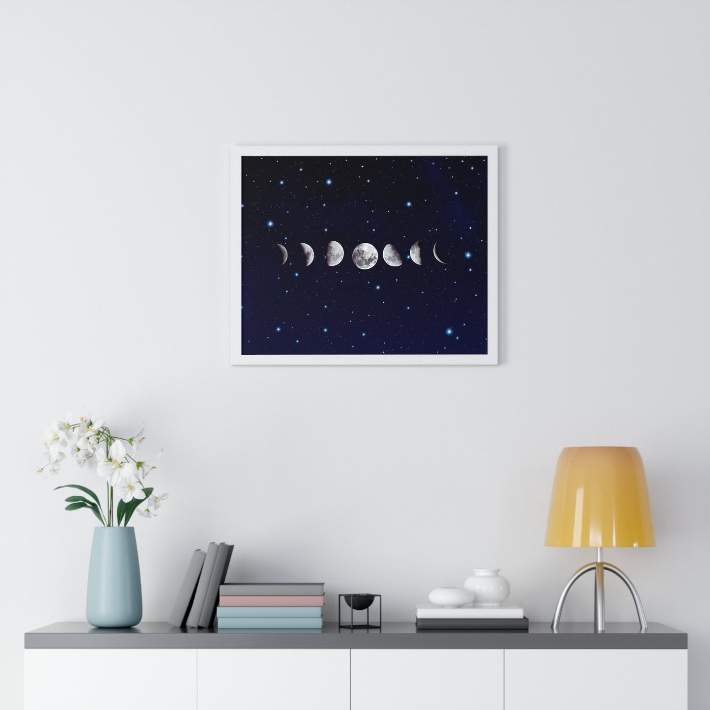 Horizontal Framed Poster 🌒 🌓 🌔 🌕 🌖 🌗 🌘