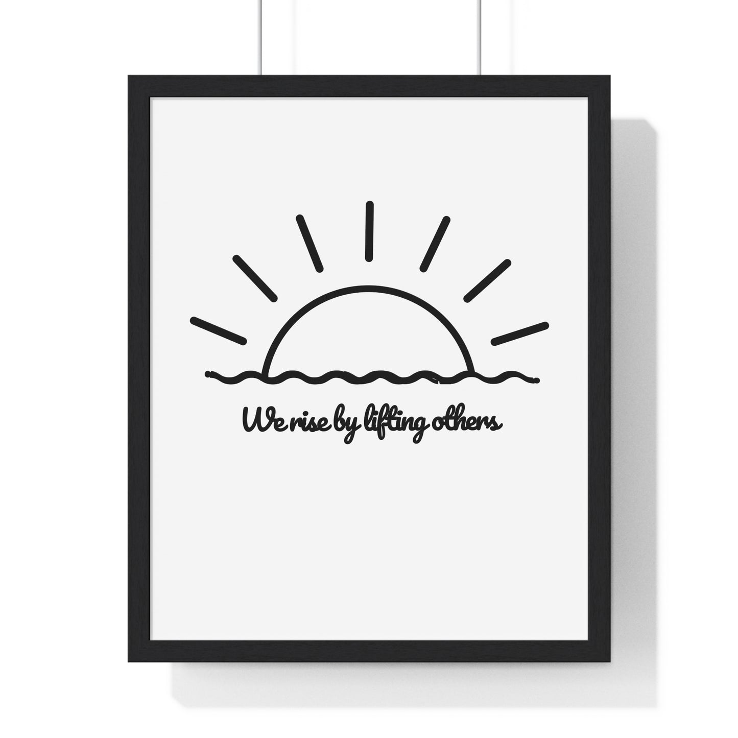 Vertical Framed Poster