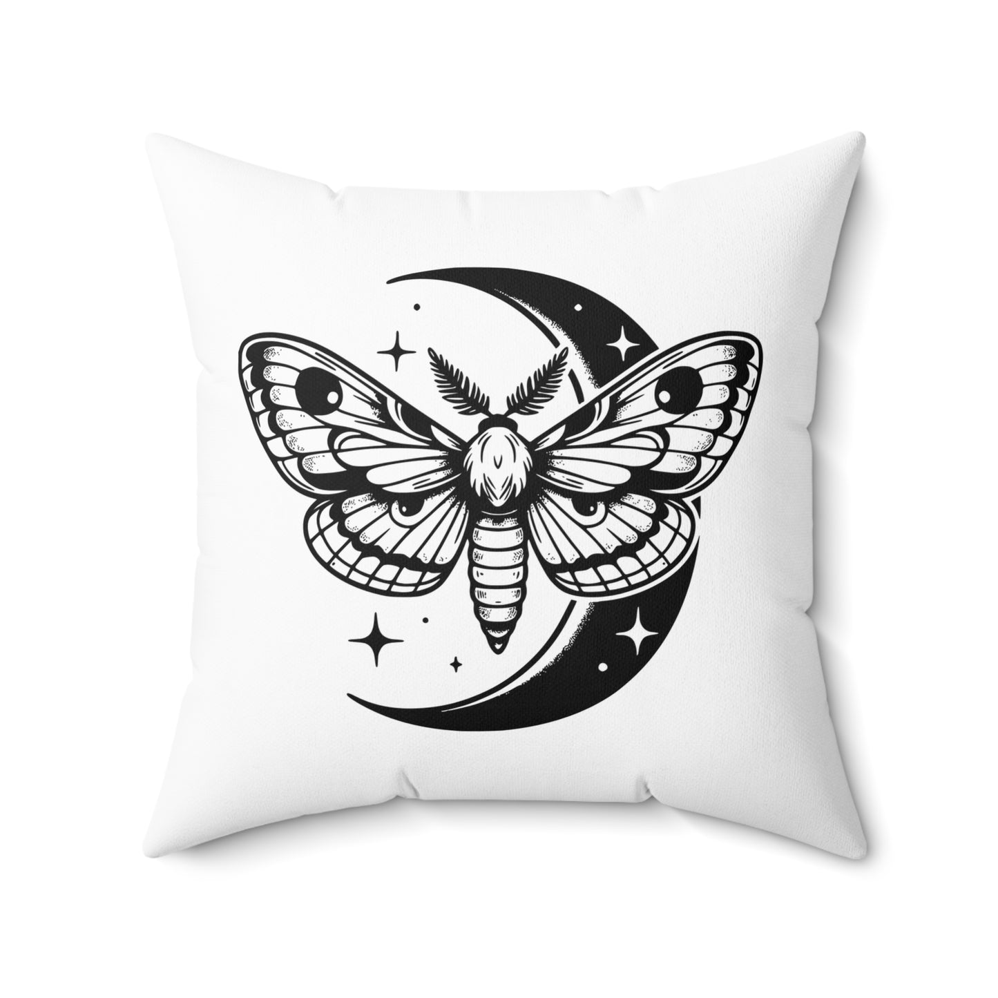 MOTTE MOND TRANSFORMATION • Deko Kissen mit Reißverschluss Quadratisch Weiss