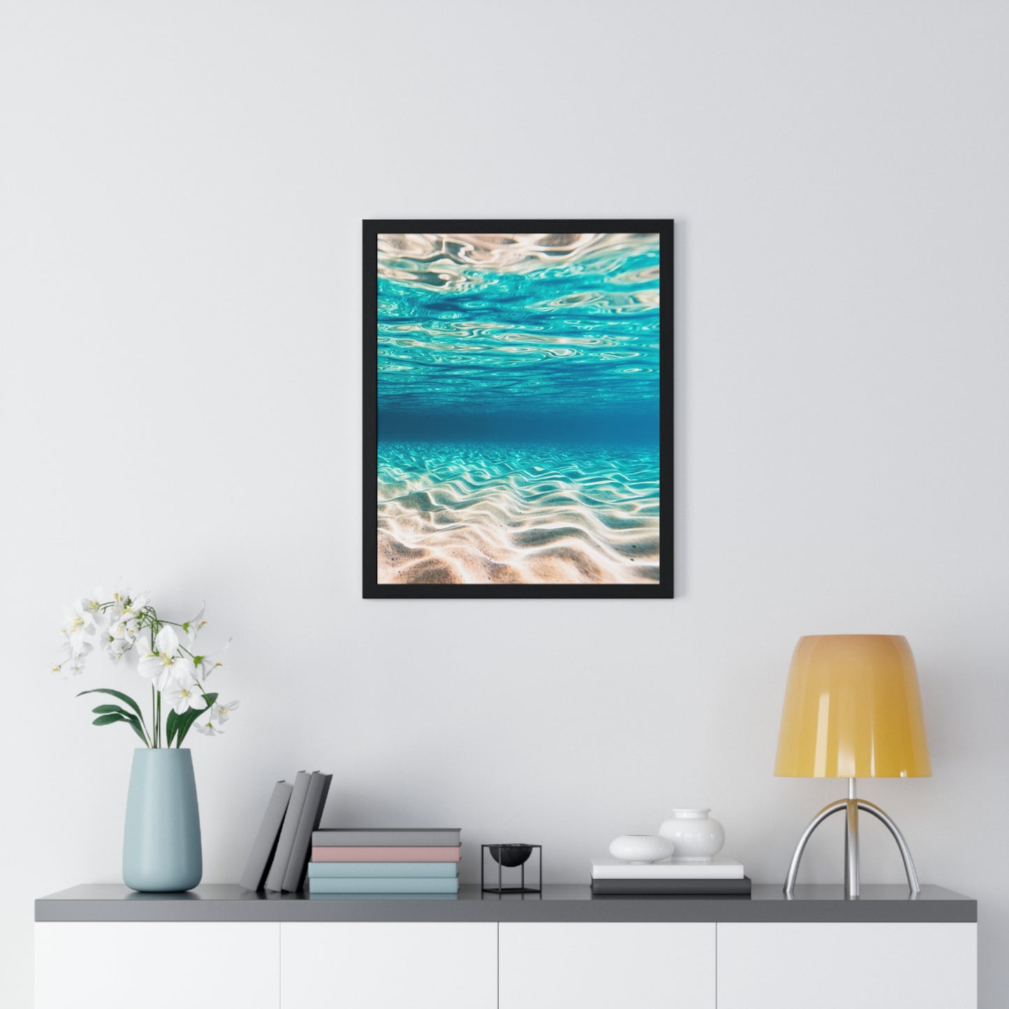 Meer Strand Poster Gerahmt • Urlaubsmotiv