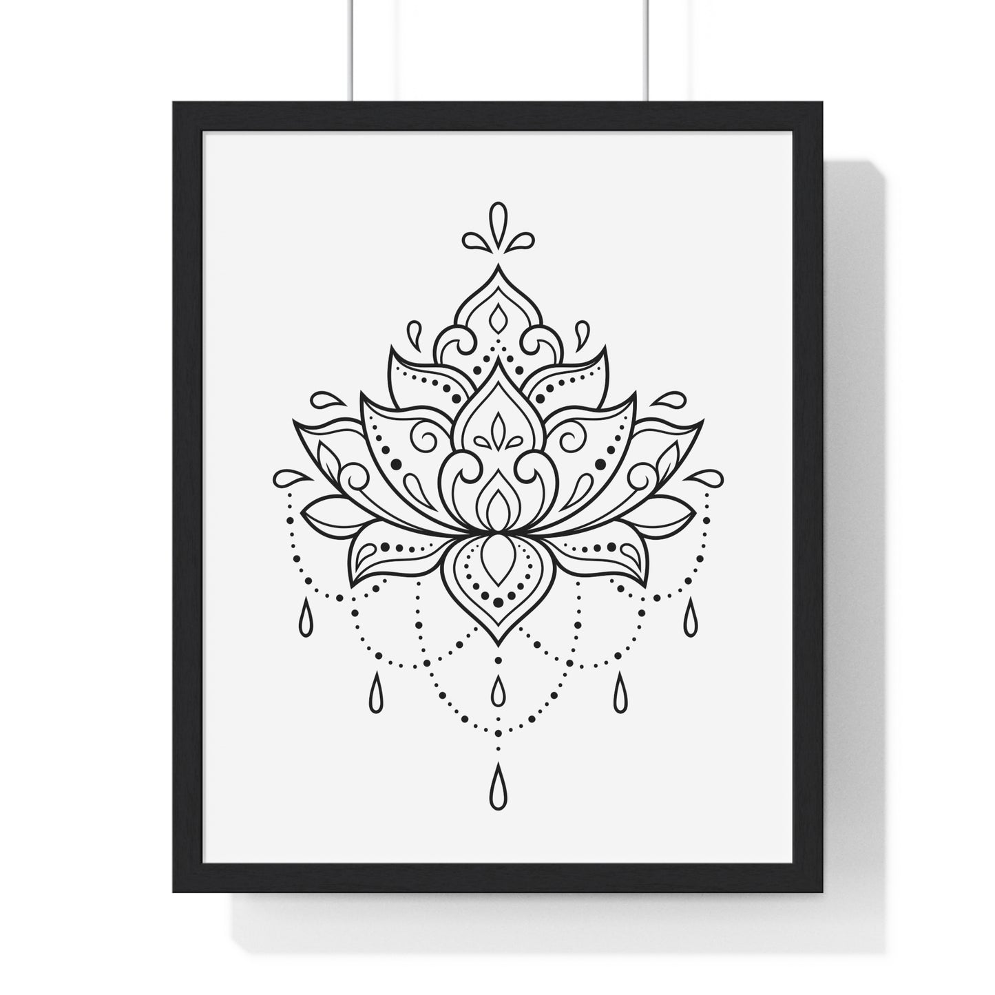 Vertical Framed Poster