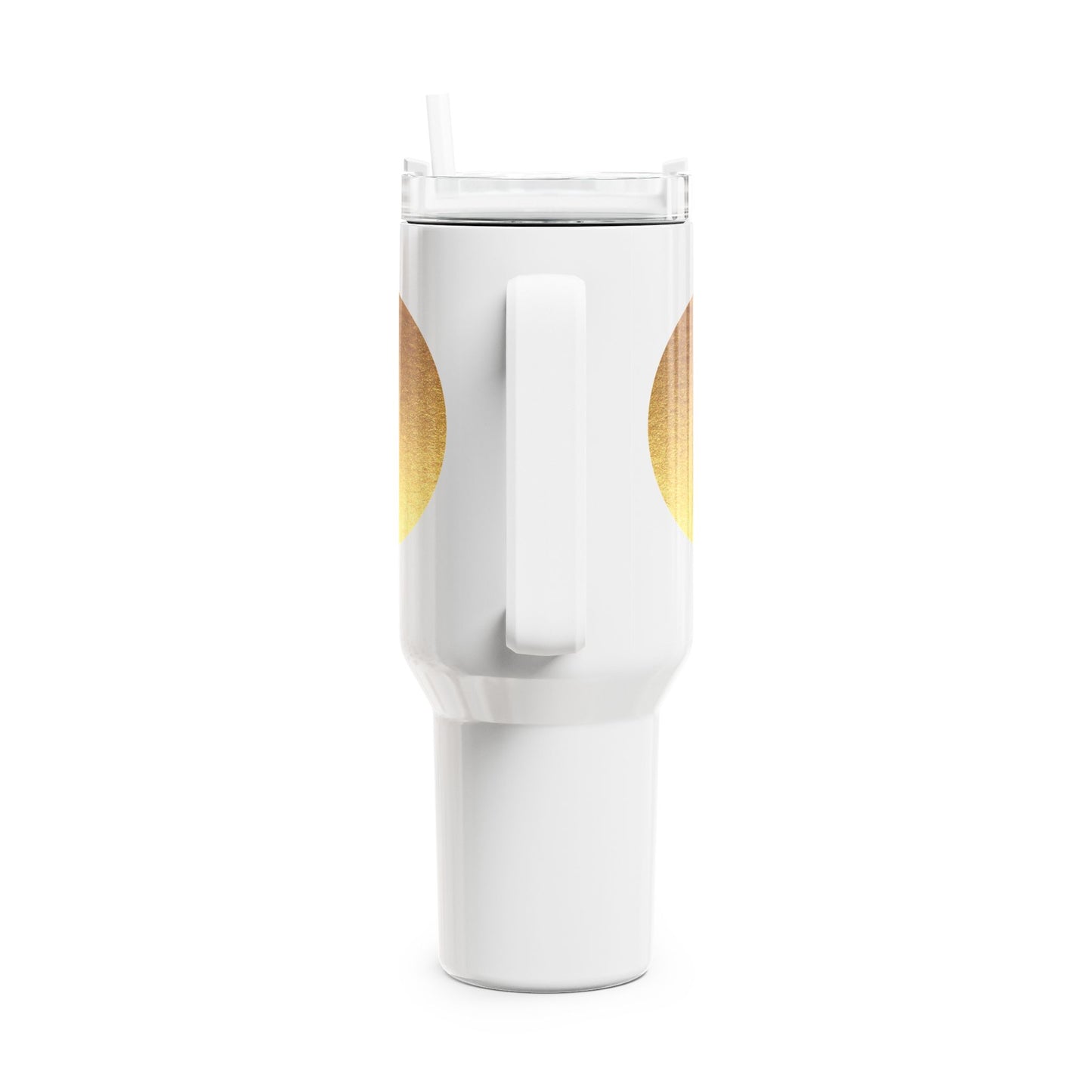 Tumbler, 40oz • Tumbler mit Henkel & Strohhalm • XXL Reisebecher 1,2L