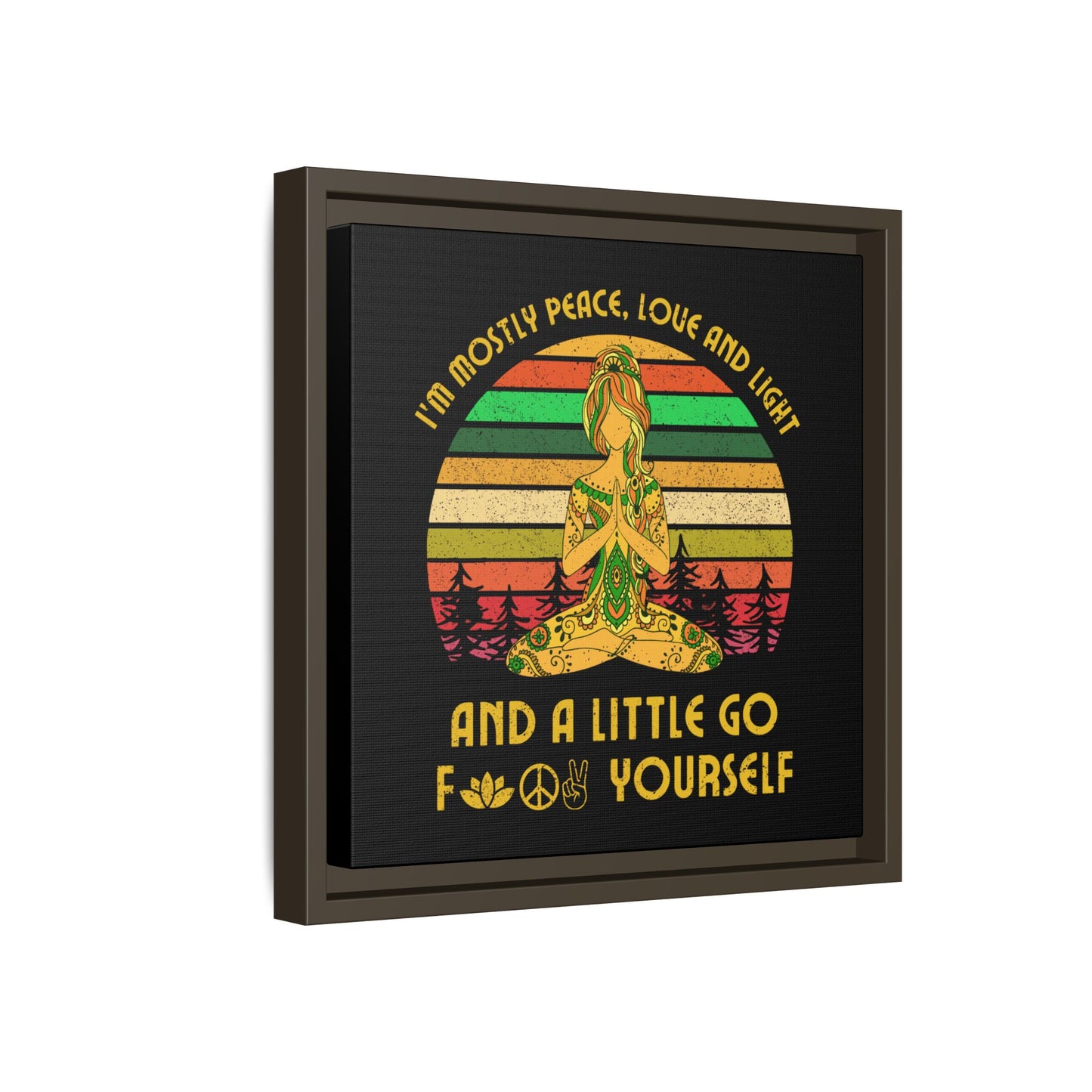 Matte Canvas, Framed (Multi-color)