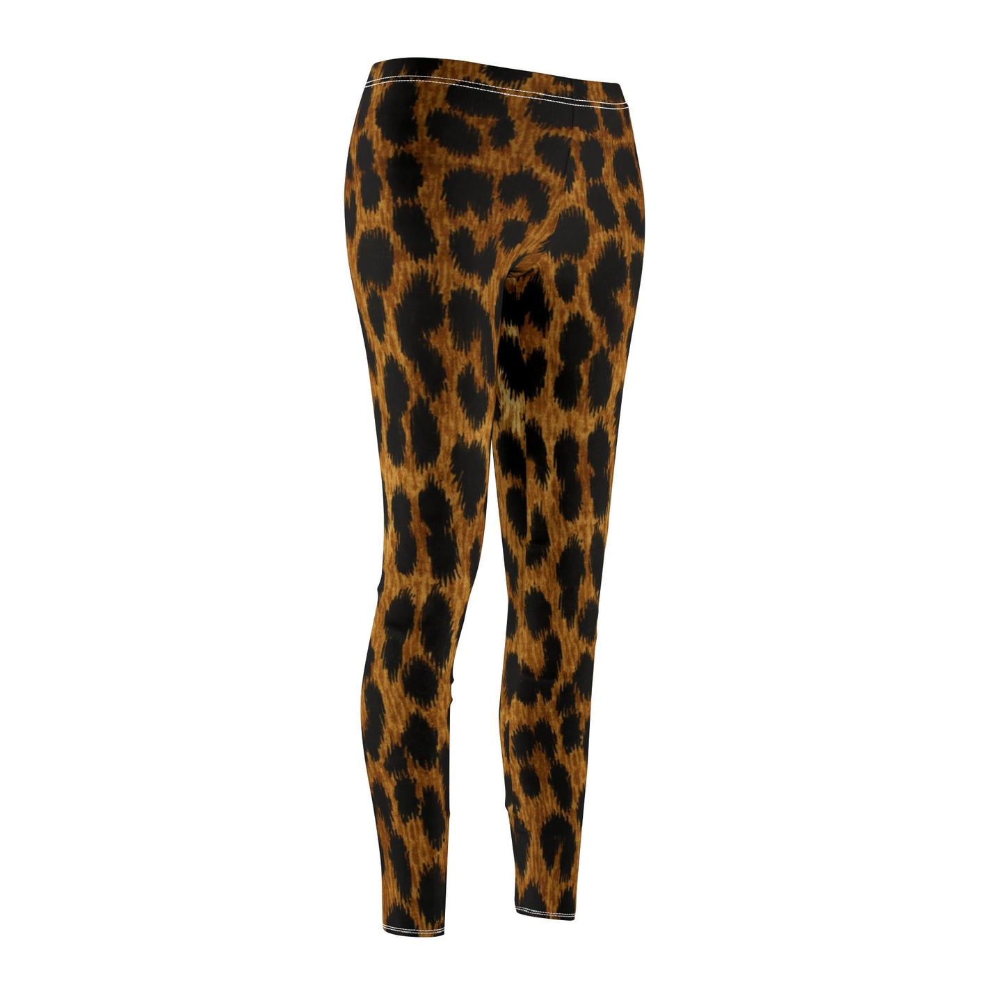 LEOPARDEN LEGGINGS FELL OPTIK • Animal Print • Damen Leggins mit Print Aufdruck • Beste Leggings für Sport & Alltag