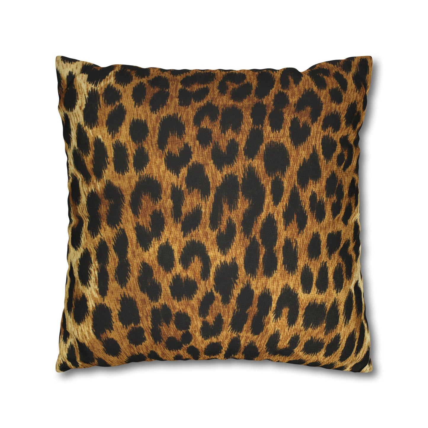 LEOPARDEN ANIMAL PRINT LEO LÖWE • Deko Kissenbezug mit Reißverschluss Quadratisch Bunt