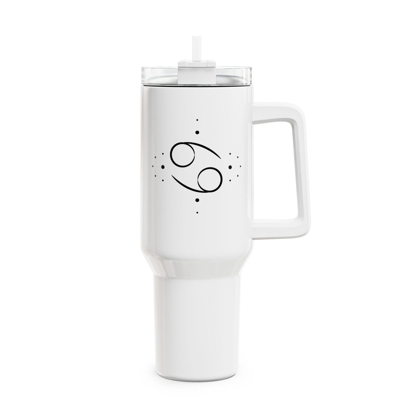 KREBS CANCER SYMBOL STERZEICHEN • Tumbler mit Henkel & Strohhalm • XXL Reisebecher 1,2L - YOGA SANTA