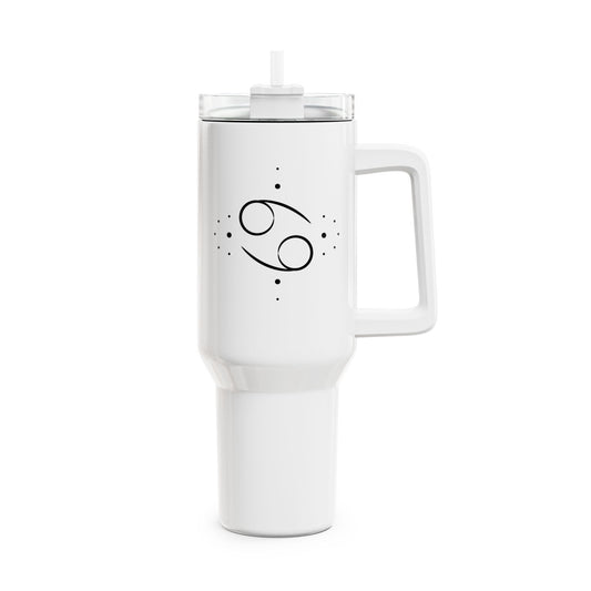 KREBS CANCER SYMBOL STERZEICHEN • Tumbler mit Henkel & Strohhalm • XXL Reisebecher 1,2L - YOGA SANTA