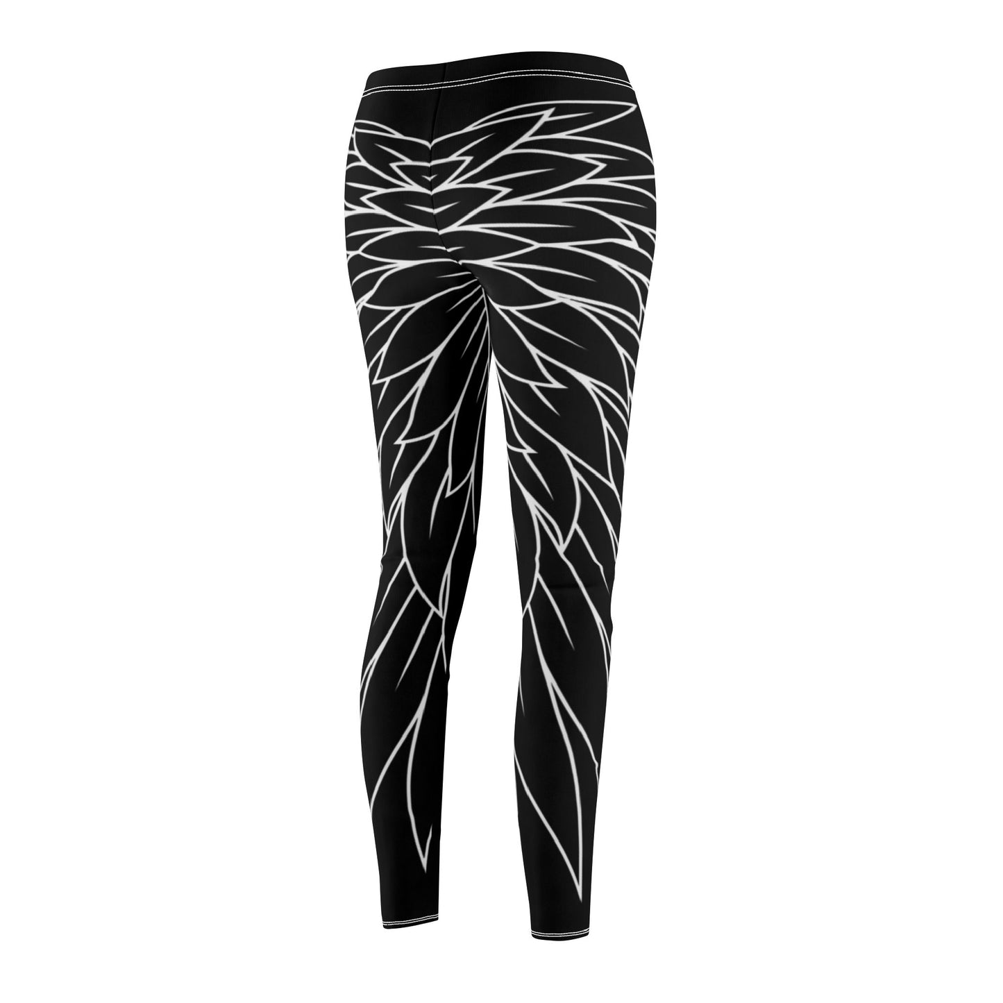 ENGELSFLÜGEL SCHUTZENGEL VOGELFLÜGEL • Beste Schwarze Extravagante Leggings für Sport & Alltag