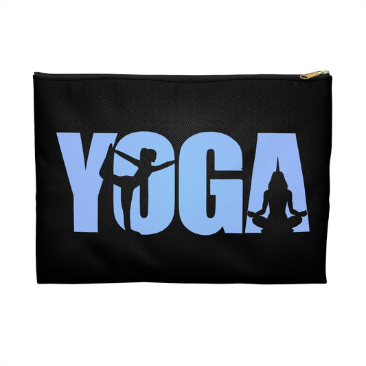 YOGA MEDITATION Tasche • Handtaschen Organizer Flach mit Reißverschluss • Groß & Klein