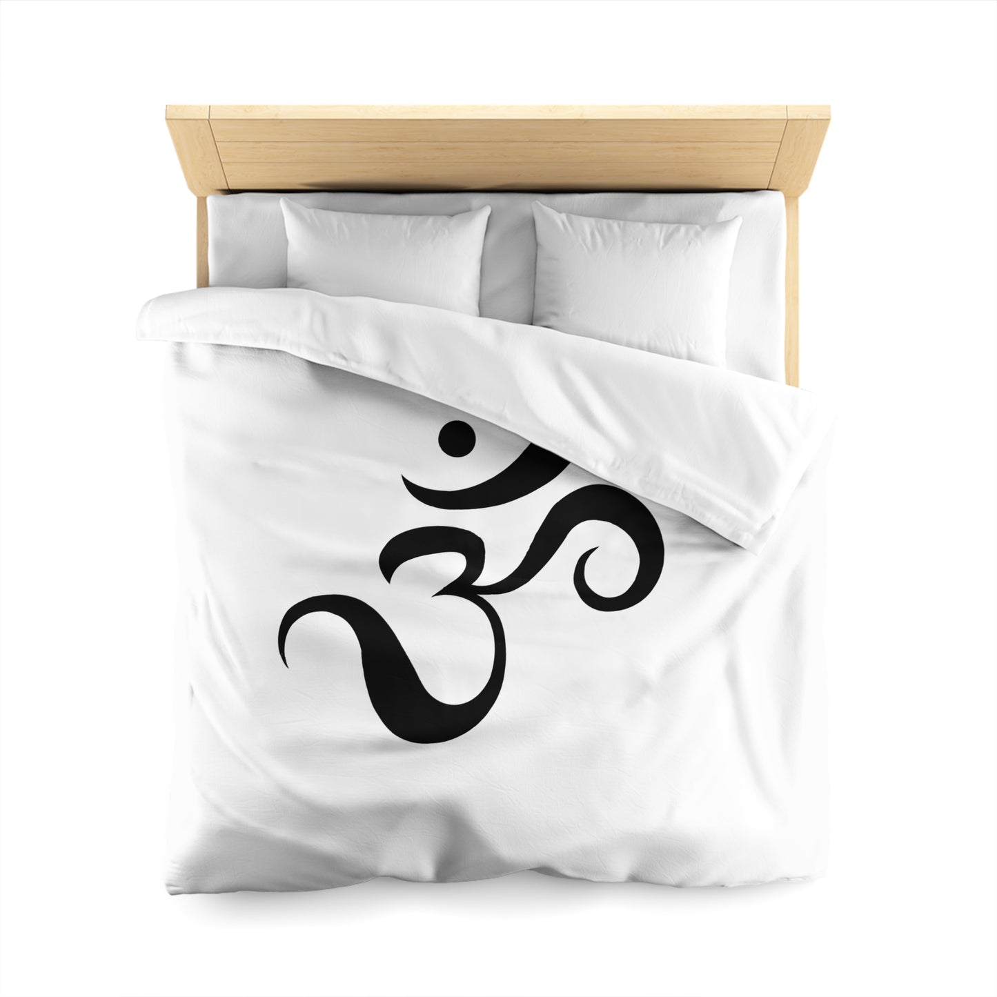 OM ZEICHEN ästhetisch Ohm Aum • Luxus Fleece Kuschelweich Bettwäsche 200x200 cm &  220x240 cm