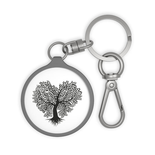 HERZ BAUM - Naturliebhaber Gärnter • Edler Luxus Schlüsselanhänger mit Karabiner für Frauen & Männer