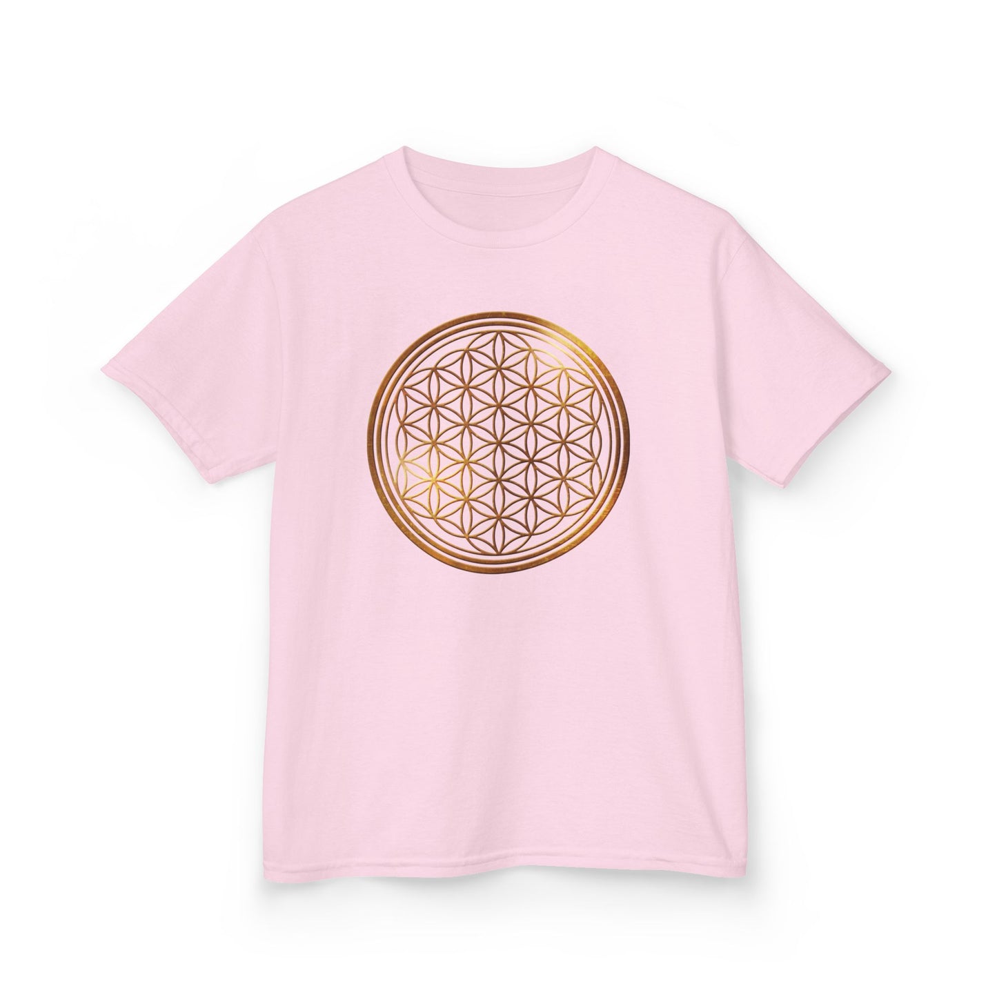 BLUME DES LEBENS • Kinder Oversize T-Shirt für Mädchen & Jungen (7–16 Jahre) • BIO Baumwolle 🌿