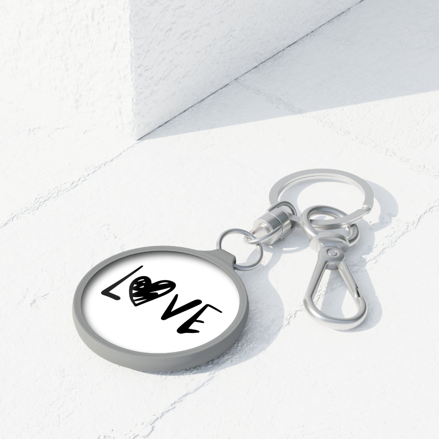 LOVE HERZ LIEBESBEWEIS • Edler Luxus Schlüsselanhänger mit Karabiner für Frauen & Männer