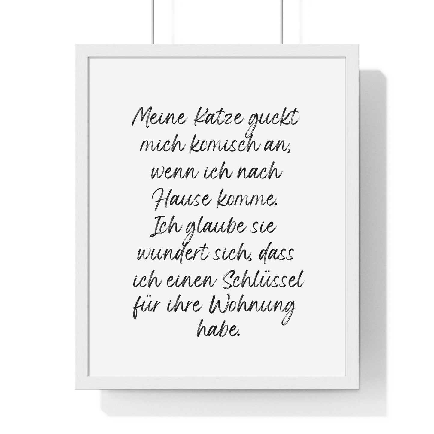 Vertical Framed Poster