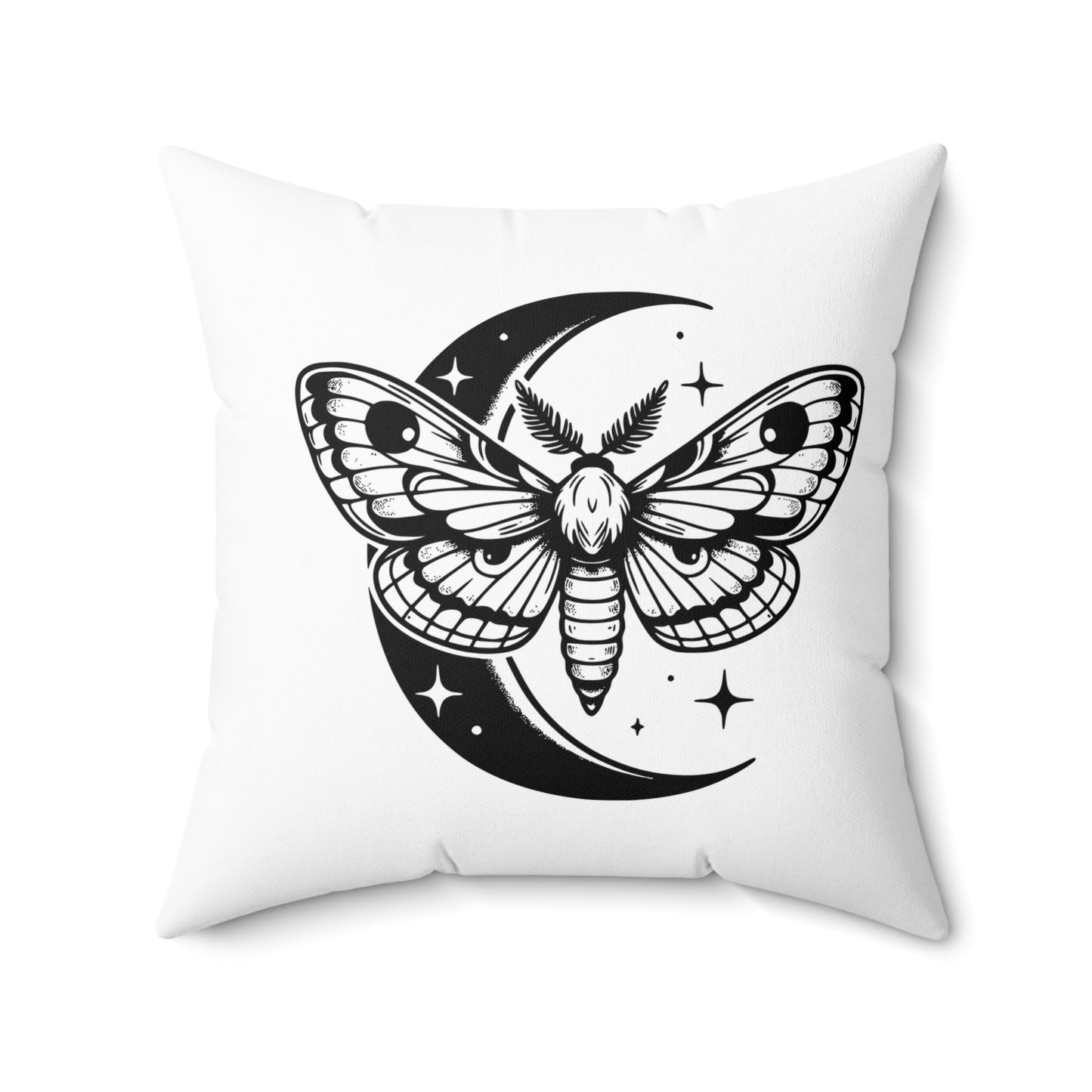 MOTTE MOND TRANSFORMATION • Deko Kissen mit Reißverschluss Quadratisch Weiss