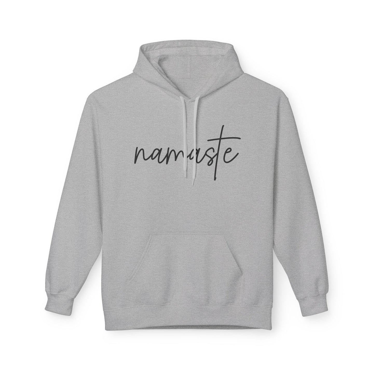 NAMASTE YOGA SANSKRIT HINDUISMUS Schriftzug • Kuschelweicher Hoodie für Damen & Herren • Baumwolle 🌿
