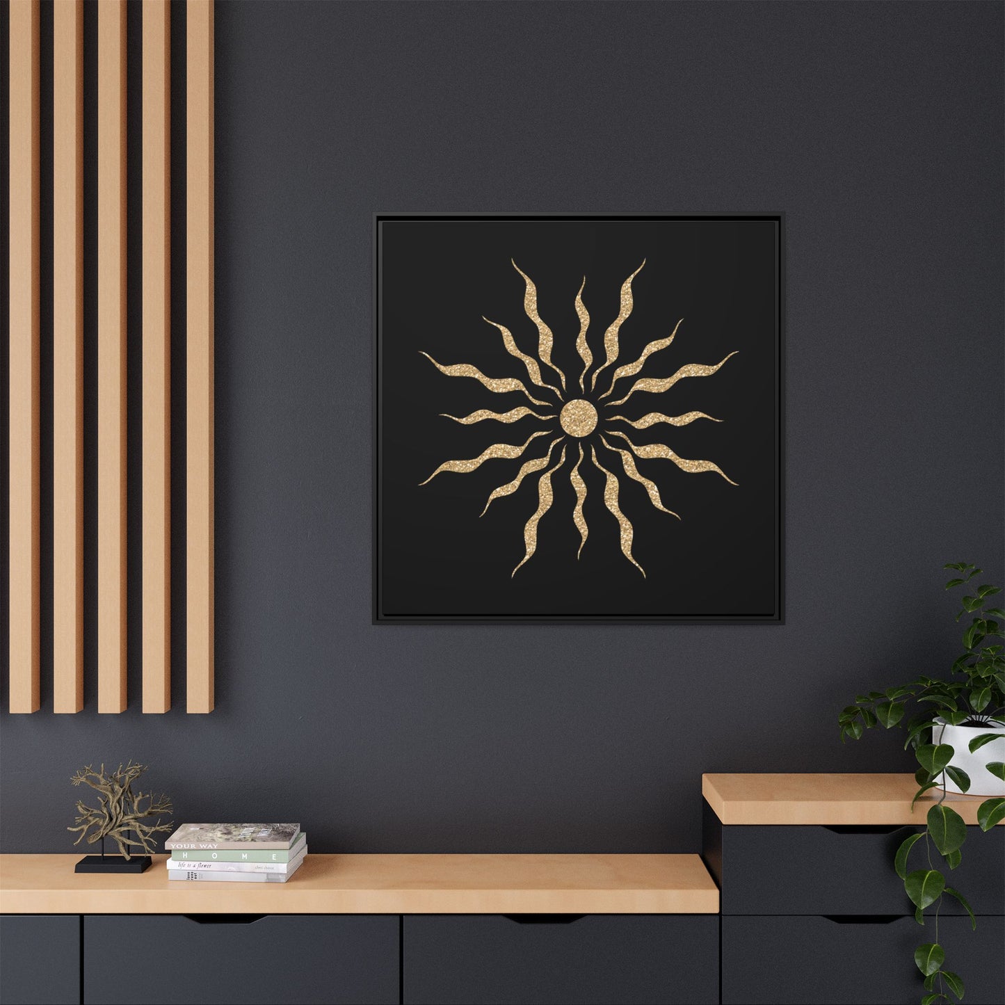 Matte Canvas, Framed (Multi-color)