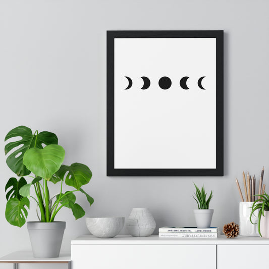 Vertical Framed Poster 🌒 🌓 🌔 🌕 🌖 🌗 🌘