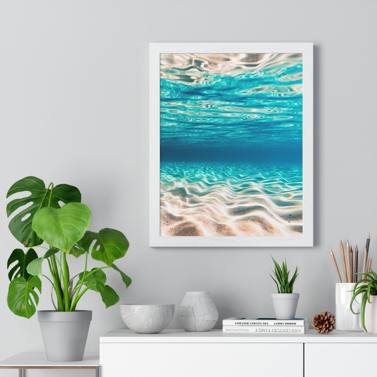 Meer Strand Poster Gerahmt • Urlaubsmotiv