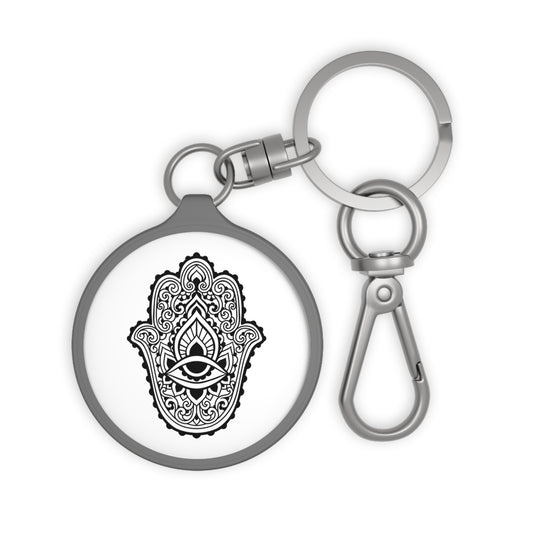 FATIMAS HAND & ALLSEHENDES AUGE • Edler Luxus Schlüsselanhänger mit Karabiner für Frauen & Männer