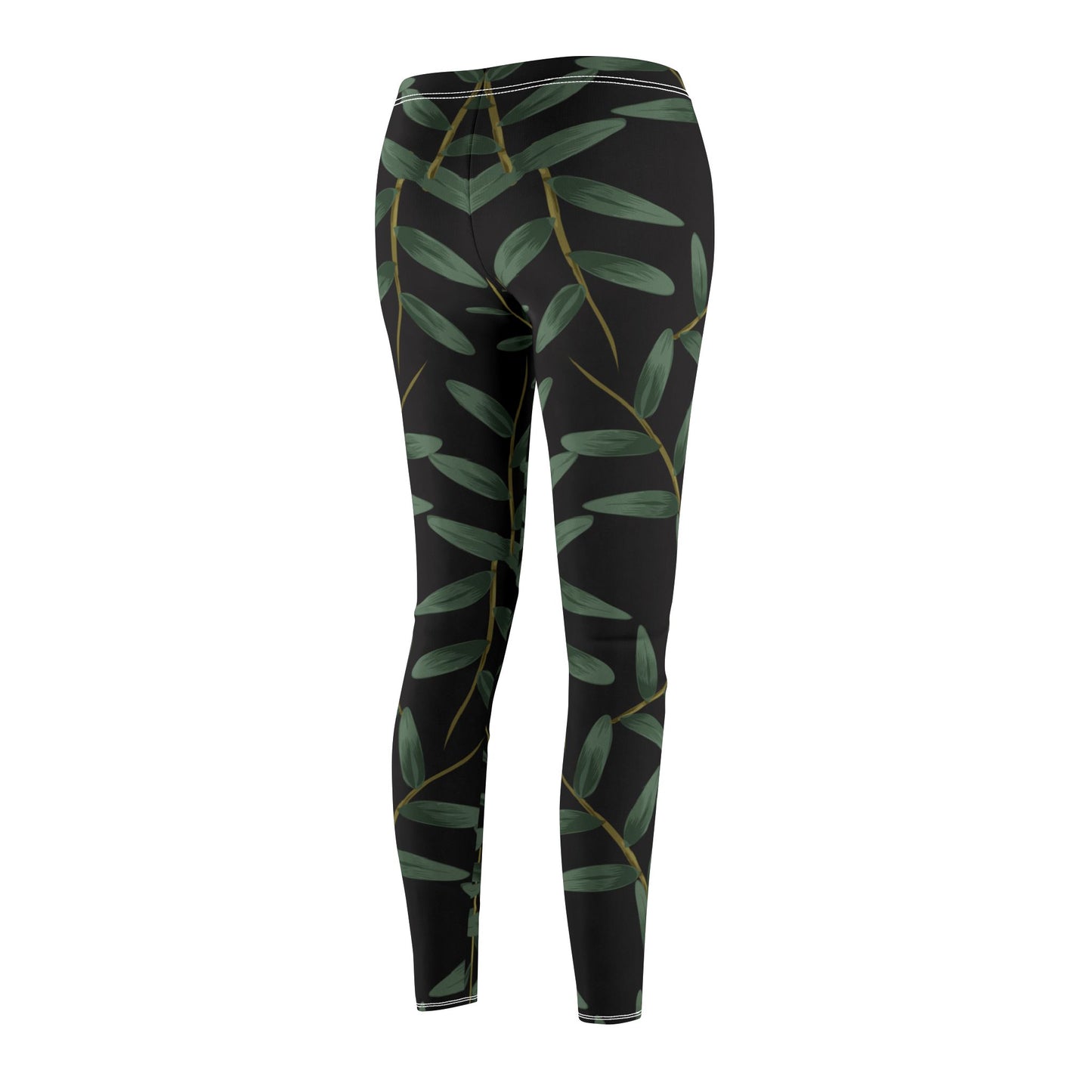 PFLANZENMOTIV DSCHUNGEL BLÄTTER Naturliebhaberin Gärtnerin • Damen-Leggings mit Print Aufdruck • Beste Leggings für Sport & Alltag