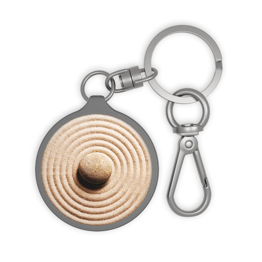 FENG SHUI - ZEN GARTEN • Edler Luxus Schlüsselanhänger mit Karabiner für Frauen & Männer