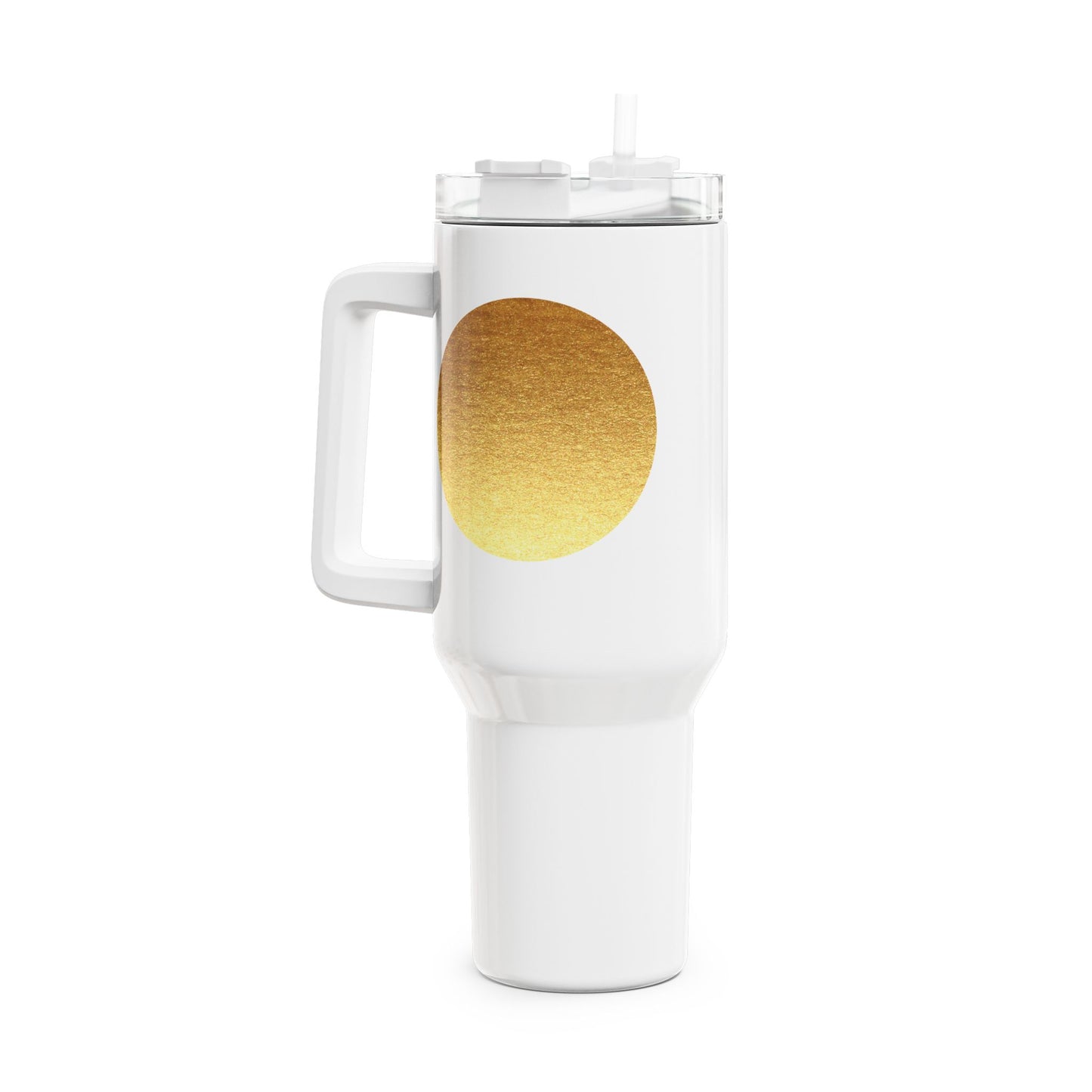 Tumbler, 40oz • Tumbler mit Henkel & Strohhalm • XXL Reisebecher 1,2L