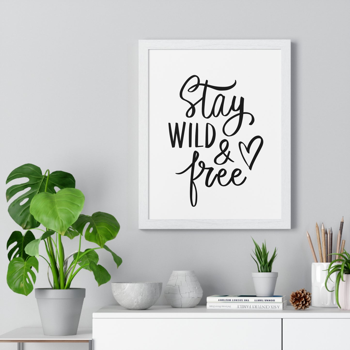 Vertical Framed Poster