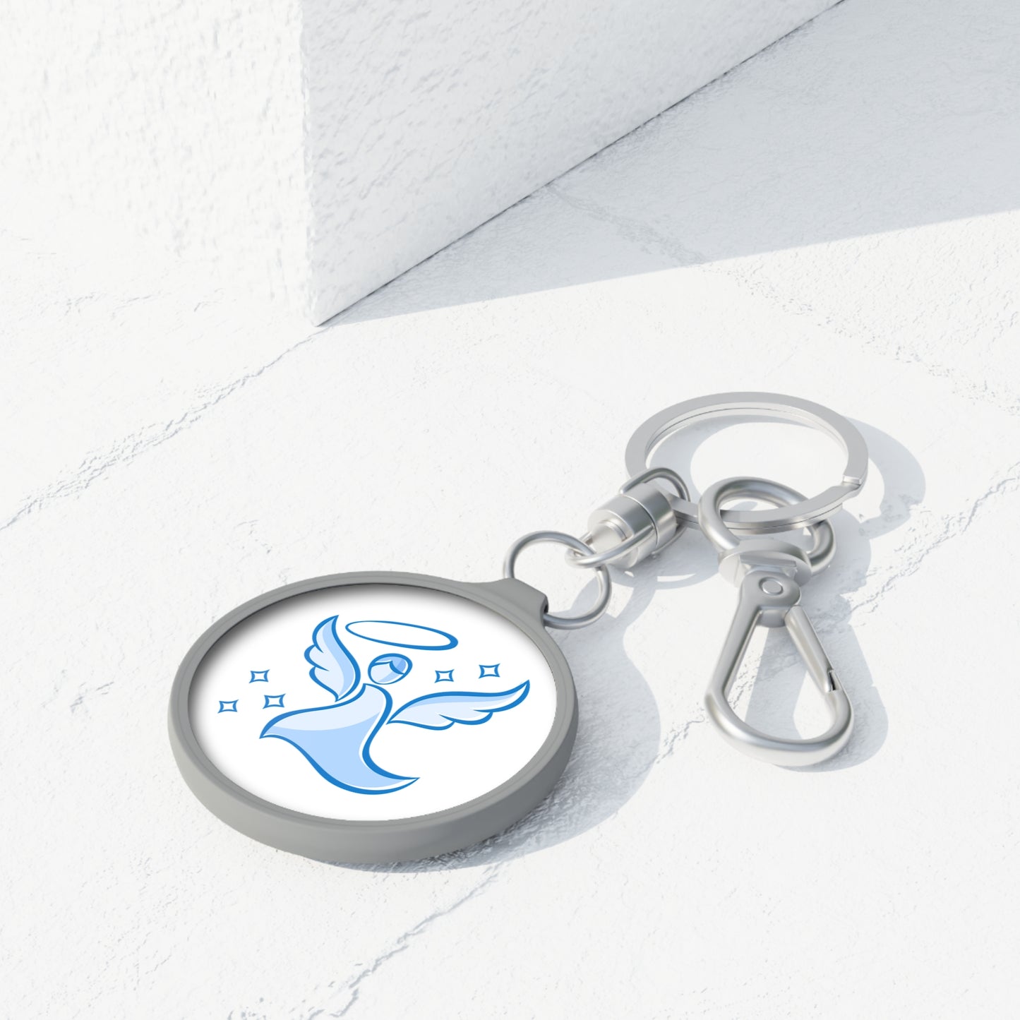 SCHUTZENGEL BESCHÜTZER • Edler Luxus Schlüsselanhänger mit Karabiner für Frauen & Männer
