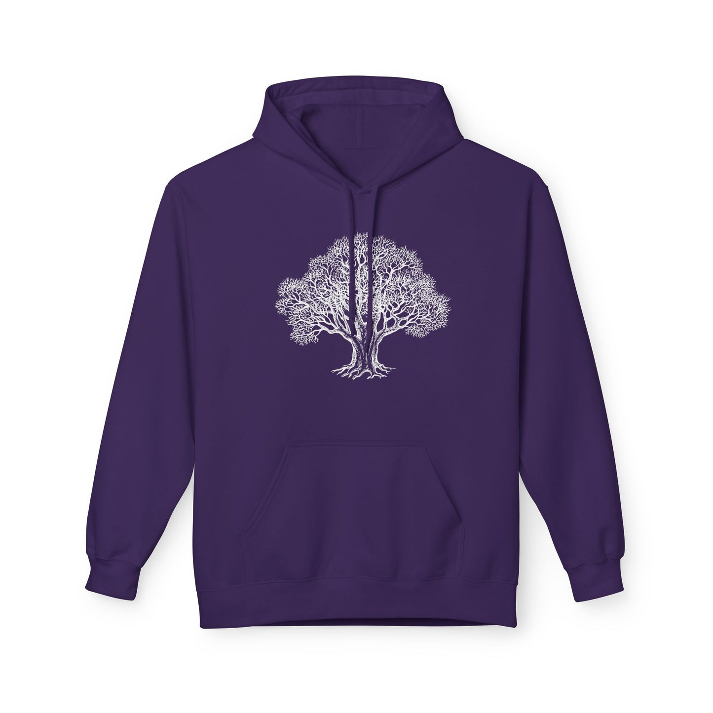 BAUM HANDGEZEICHNET ÄSTHETISCH SCHÖN • Fitness Hoodie für Damen & Herren Kapuzenpullover • Baumwolle 🌿