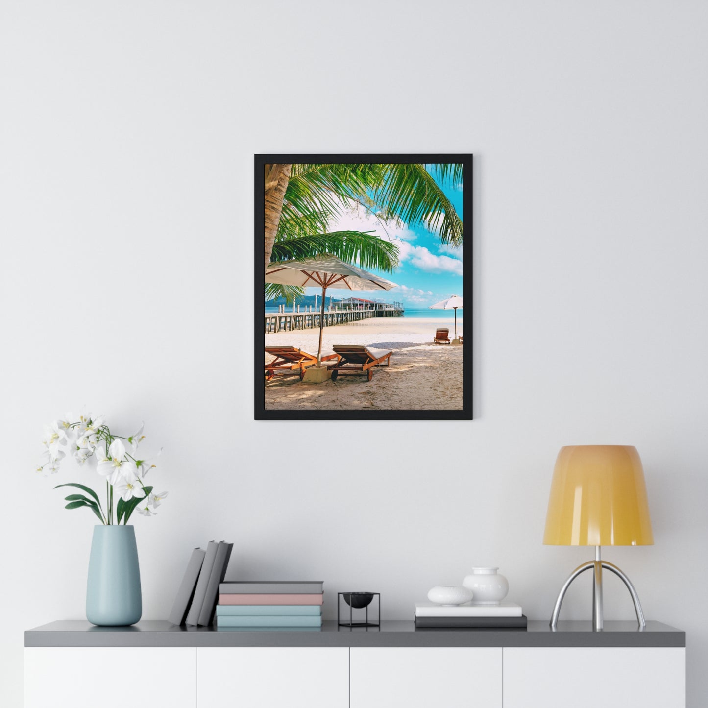 Vertical Framed Poster  • Urlaubsmotiv